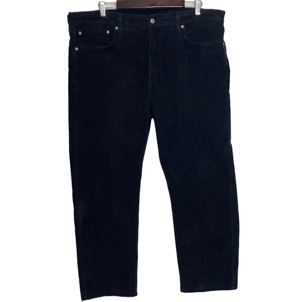 Levi's Cords Mens 38 x 26 Black 502 Straight Leg Corduroy Stretch Pants